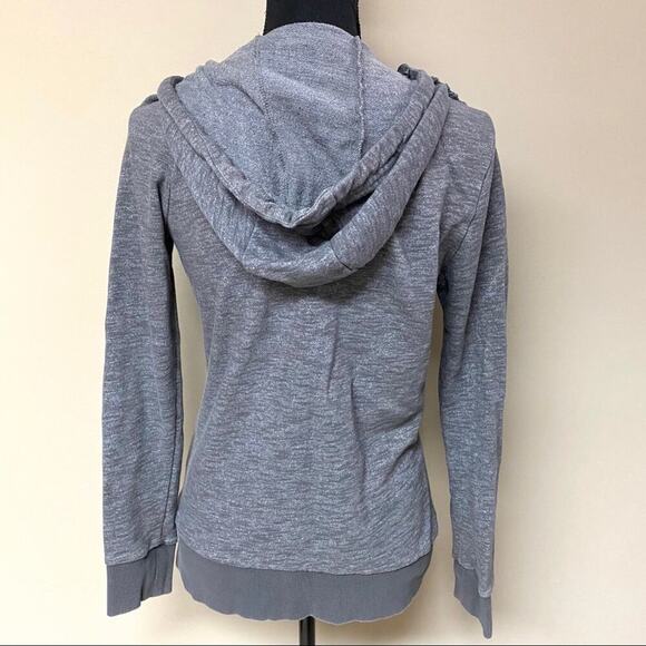 NFL Super Bowl Full Zip Hoodie Football Fan Sweatshirt Gray Women's S Small - Picture 3 of 7